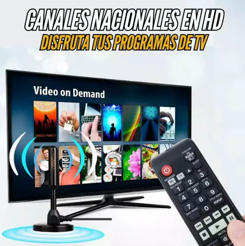 📶📡ANTENA TV DIGITAL 4K FREETV